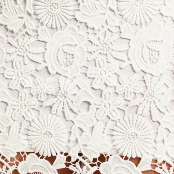 Lulu's Love Poem Ivory Lace Mini Dress (Like New) - Picture 5 of 7